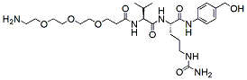 Molecular structure of the compound: NH2-PEG3-Val-Cit-PAB-OH