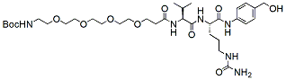 Molecular structure of the compound: Boc-PEG4-Val-Cit-PAB-OH