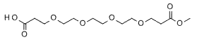 Molecular structure of the compound: Acid-PEG4-mono-methyl ester