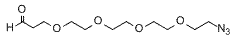 Molecular structure of the compound: Ald-PEG4-azide