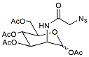 Molecular structure of the compound: N-azidoacetylmannosamine-tretraacylated (Ac4ManNAz)