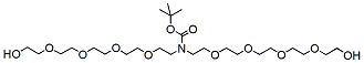 Molecular structure of the compound: N-Boc-N-bis(PEG4-OH)