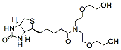 Molecular structure of the compound: N-(Biotin)-N-bis(PEG1-alcohol)