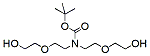Molecular structure of the compound: N-Boc-N-bis(PEG1-OH)