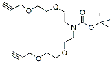 Molecular structure of the compound: N-Boc-N-bis(PEG2-propargyl)