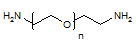 Molecular structure of the compound: Amine-PEG-amine, MW 3,400