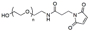 Molecular structure of the compound: HO-PEG-Mal, MW 5,000