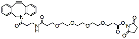 Molecular structure of the compound: DBCO-NHCO-PEG4-NHS ester