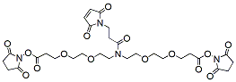 Molecular structure of the compound: N-Mal-N-bis(PEG2-NHS ester)