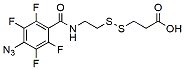 Molecular structure of the compound: 4-Azide-TFP-Amide-SS-propionic acid