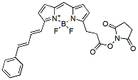 Molecular structure of the compound: BDP 581/591 NHS ester