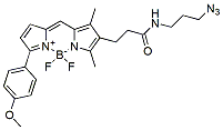 Molecular structure of the compound: BDP TMR azide