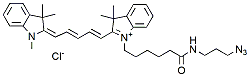 Molecular structure of the compound: Cy5 Azide