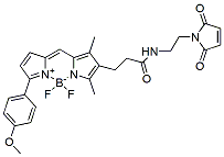 Molecular structure of the compound: BDP TMR maleimide