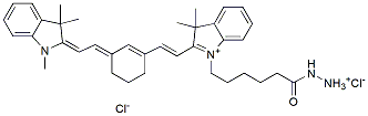Molecular structure of the compound: Cy7 hydrazide