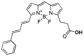 Molecular structure of the compound: BDP 581/591 carboxylic acid