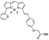 Molecular structure of the compound: BDP 630/650 carboxylic acid
