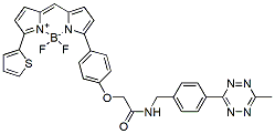 Molecular structure of the compound: BDP TR methyltetrazine