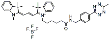 Molecular structure of the compound: Cy3 methyltetrazine