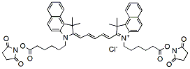 Molecular structure of the compound: Cy5.5 bis-NHS ester