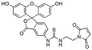 Molecular structure of the compound: Fluorescein-Maleimide