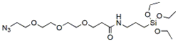 Molecular structure of the compound: Azido-PEG3-triethoxysilane