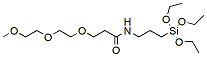 Molecular structure of the compound: m-PEG3-triethoxysilane