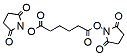 Molecular structure of the compound: Di(N-succinimidyl)adipate