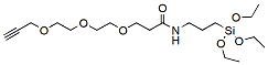 Molecular structure of the compound: Propargyl-PEG3-triethoxysilane