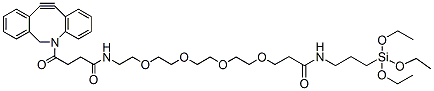 Molecular structure of the compound: DBCO-PEG4-triethoxysilane
