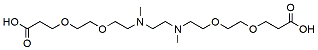 Molecular structure of the compound: N,N-DME-N,N-Bis-PEG2-acid