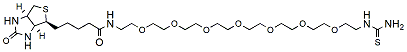 Molecular structure of the compound: Biotin-PEG7-thiourea