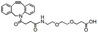 Molecular structure of the compound: DBCO-PEG2-acid