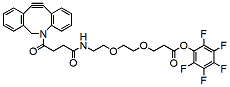 Molecular structure of the compound: DBCO-PEG2-PFP ester