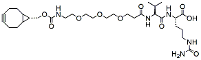 Molecular structure of the compound: BCN-PEG3-Val-Cit