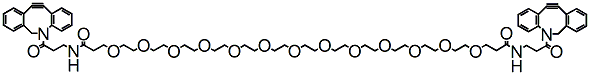 Molecular structure of the compound: DBCO-PEG13-DBCO