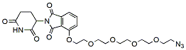 Molecular structure of the compound: Thalidomide-O-PEG4-Azide