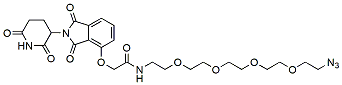 Molecular structure of the compound: Thalidomide-O-amido-PEG4-azide