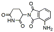 Molecular structure of the compound: Pomalidomide