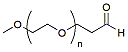 Molecular structure of the compound: m-PEG-Propionaldehyde, MW 20,000