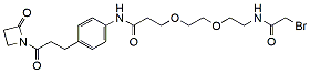 Molecular structure of the compound: Bromoacetamido-PEG2-AZD
