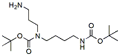 Molecular structure of the compound: N1,N5-Bis-Boc-spermidine