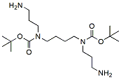 Molecular structure of the compound: N4, N9-di-Boc-spermine