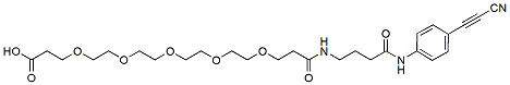Molecular structure of the compound: APN-C3-PEG5-acid