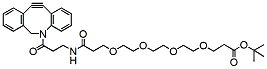 Molecular structure of the compound: DBCO-NHCO-PEG4-t-butyl ester