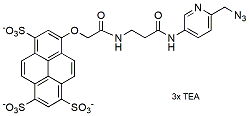 Molecular structure of the compound: BP Fluor 405 Picolyl Azide