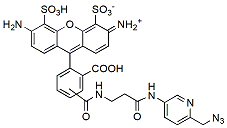 Molecular structure of the compound: BP Fluor 488 Picolyl Azide