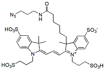 Molecular structure of the compound: BP Fluor 555 Azide