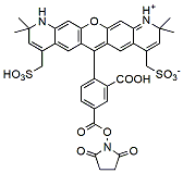 Molecular structure of the compound: BP Fluor 568 NHS Ester