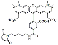 Molecular structure of the compound: BP Fluor 594 C5 Maleimide
